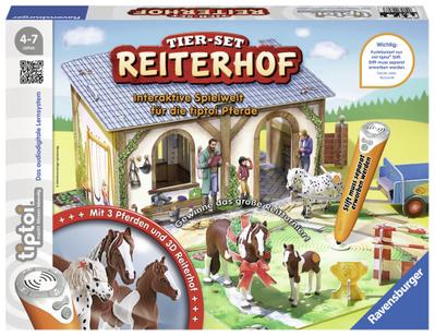 tiptoi® Tier-Set Reiterhof: Interaktive Spielwelt für die tiptoi® Pferde