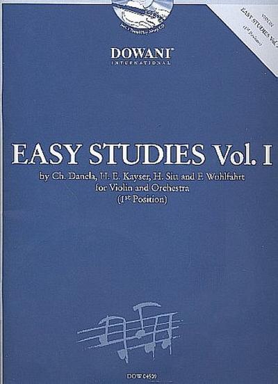 Easy Studies vol.1 (+CD) für Violine und klavier1.Lage
