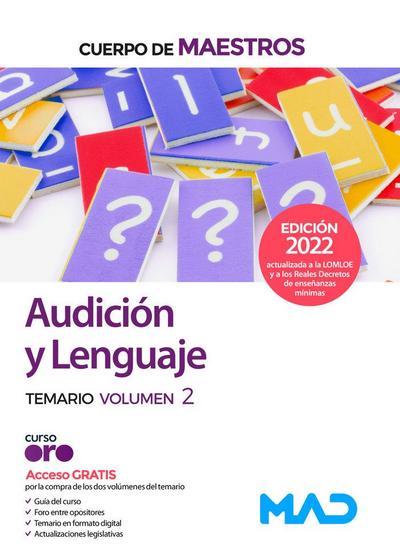 Audición y lenguaje : cuerpo de maestros : temario