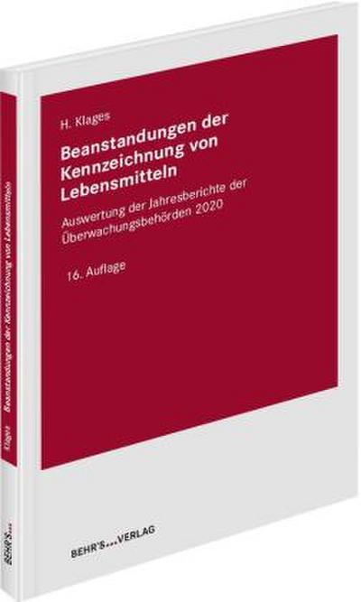 Beanstandungen der Kennzeichnung von Lebensmitteln