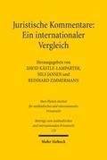 Juristische Kommentare: Ein internationaler Vergleich