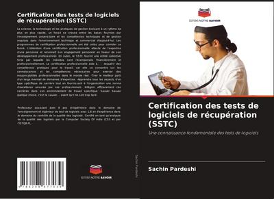 Certification des tests de logiciels de récupération (SSTC)