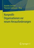Nonprofit-Organisationen vor neuen Herausforderung
