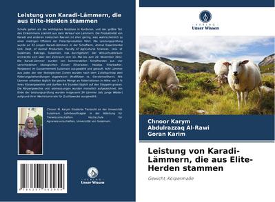 Leistung von Karadi-Lämmern, die aus Elite-Herden stammen