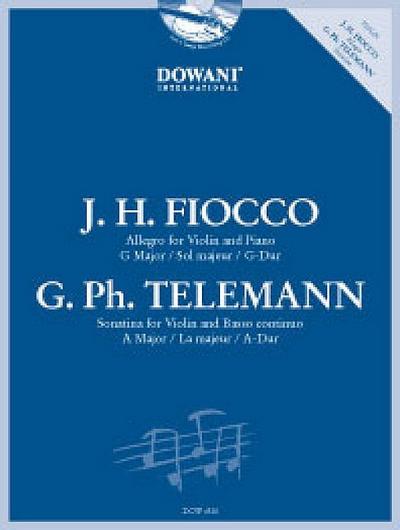 2 Stücke (+CD)für Violine und Bc (Klavier)