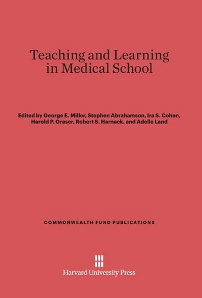 Teaching and Learning in Medical School