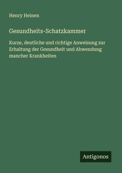 Gesundheits-Schatzkammer