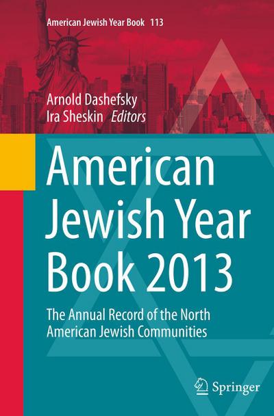 American Jewish Year Book 2013