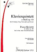Quintett c-Moll op.40für Klavier und Streichquartett