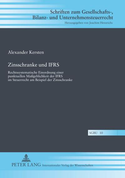 Zinsschranke und IFRS