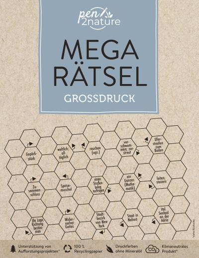 Mega-Rätsel Großdruck. Bunter Rätselmix in Großschrift