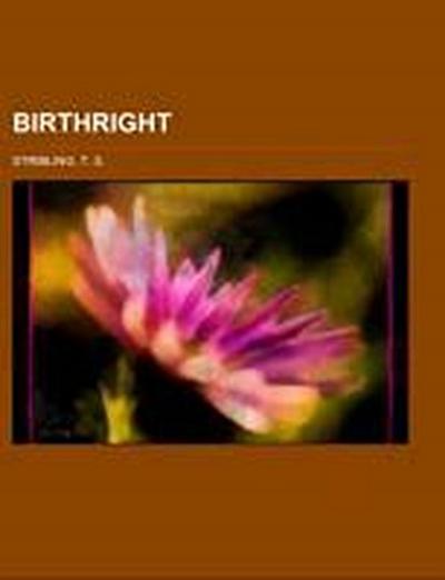 Stribling, T: Birthright