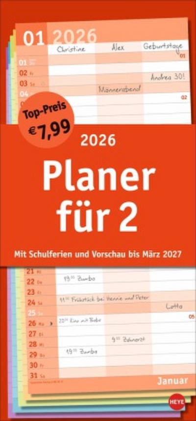 Basic Planer für zwei 2026