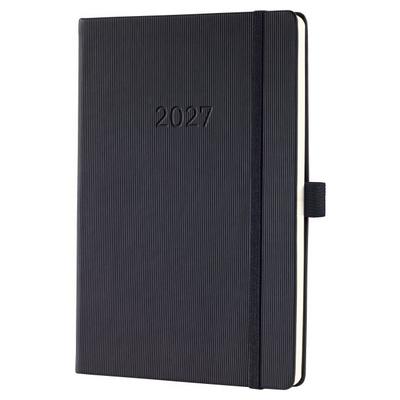Wochenkalender Conceptum 2027, ca. A5, schwarz