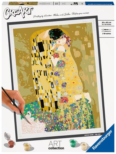 Ravensburger CreArt - Malen nach Zahlen 23648 - ART Collection: The Kiss (Klimt) - ab 14 Jahren