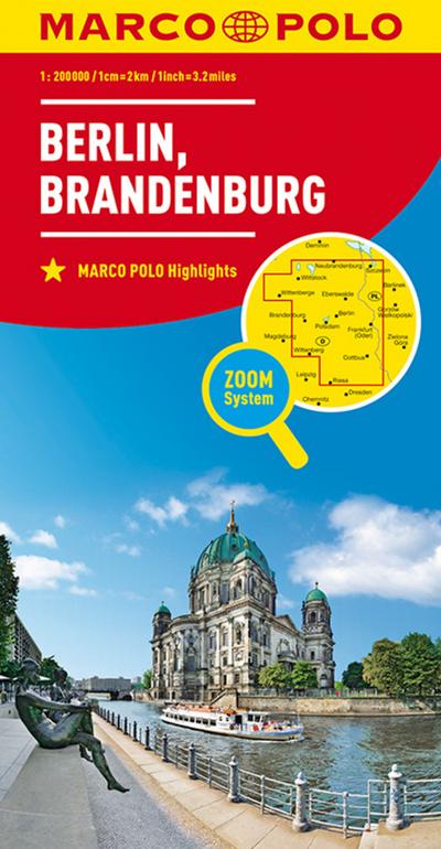 MARCO POLO Regionalkarte Deutschland 04 Berlin, Brandenburg 1:200.000