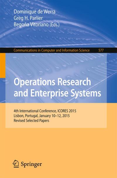 Operations Research and Enterprise Systems