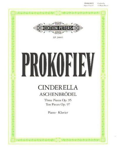 Thirteen pieces from the ballet Cinderella for Piano Op. 95 & Op. 97 für Klavier solo -Aschenbrödel