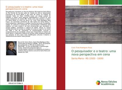 O pesquisador e o teatro: uma nova perspectiva em cena