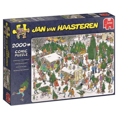 Jan van Haasteren - Weihnachtsbaummarkt - 2000 Teile Puzzle