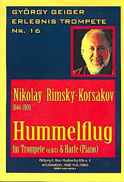 Hummelflugfür Trompete und Harfe (Klavier)