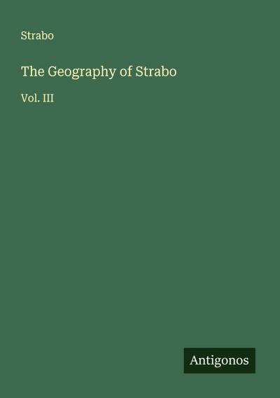 The Geography of Strabo