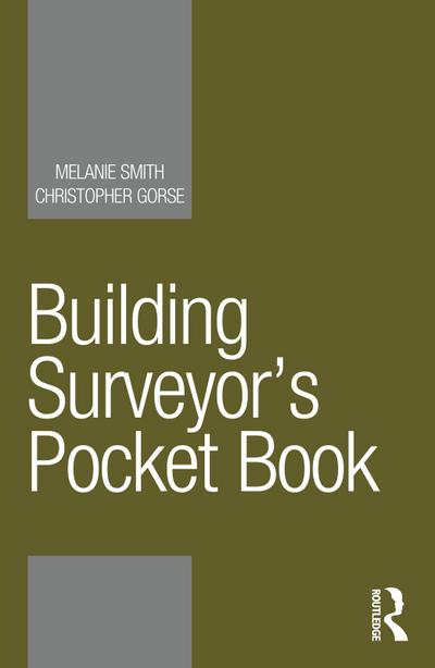 Building Surveyor’s Pocket Book