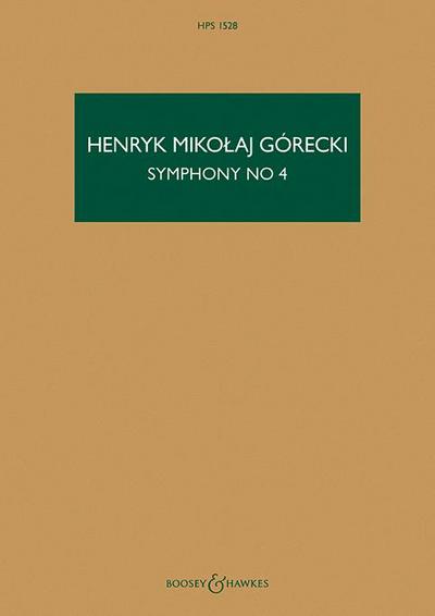 Symphony No. 4, Op. 85 (Tansman Episodes): Hawkes Pocket Score 1528