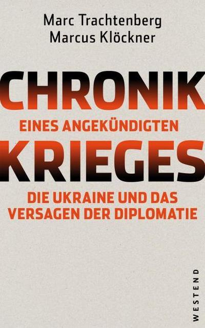 Chronik eines angekündigten Krieges