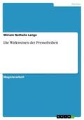Die Wirkweisen der Pressefreiheit
