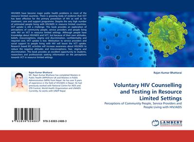 Voluntary HIV Counselling and Testing in Resource Limited Settings