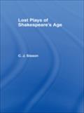 Lost Plays of Shakespeare S a Cb