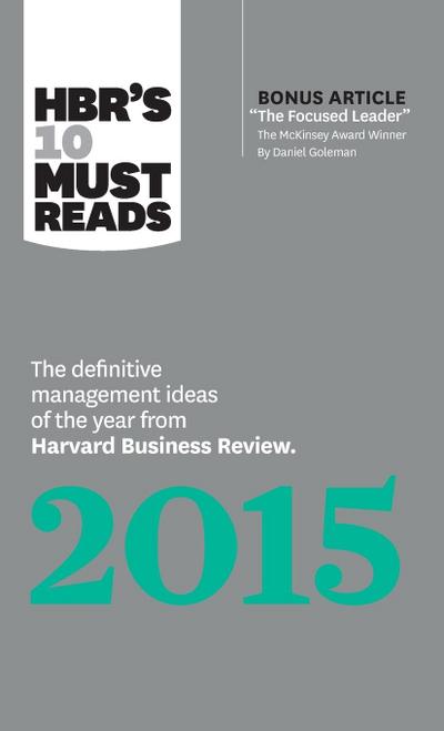 Hbr’s 10 Must Reads 2015