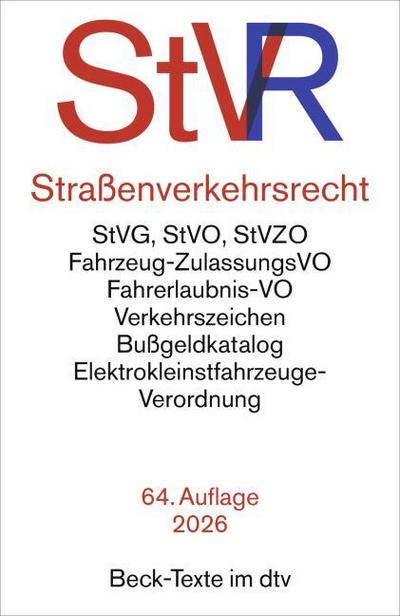 Straßenverkehrsrecht. StVR
