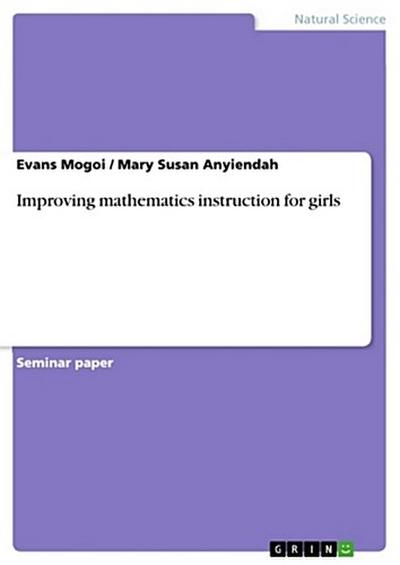 Improving mathematics instruction for girls