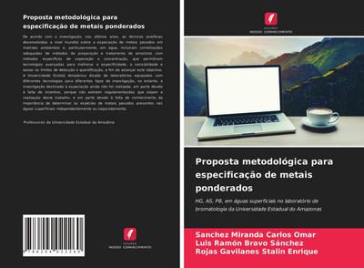 Proposta metodológica para especificação de metais ponderados