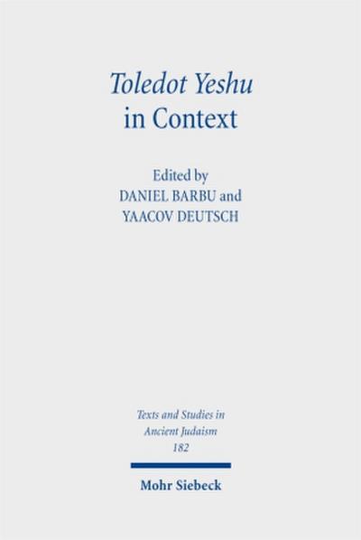 Toledot Yeshu in Context