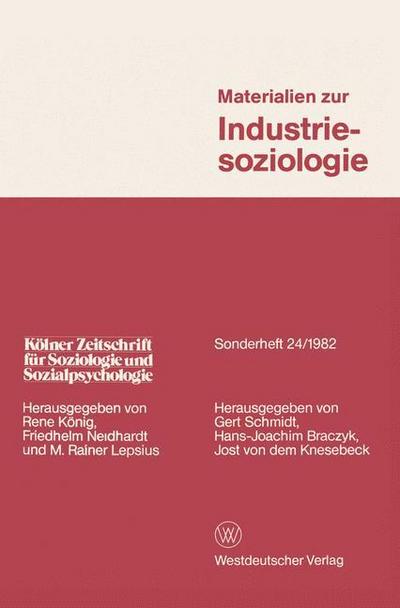 Materialien zur Industriesoziologie