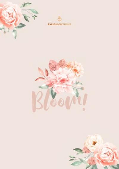 ewiglichtkind - Softcover-Notizbuch "Bloom"