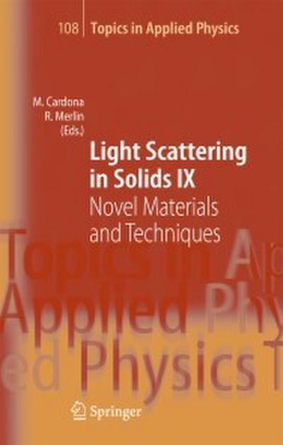Light Scattering in Solids IX