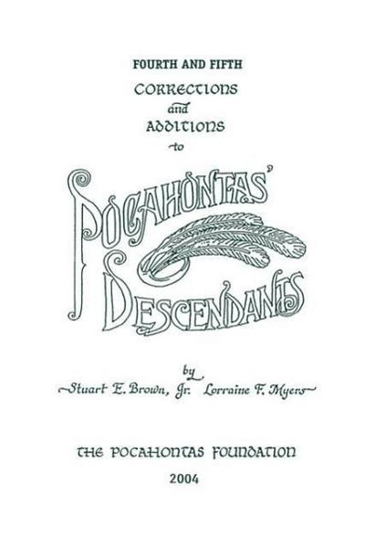 Fourth Corrections and Additions to