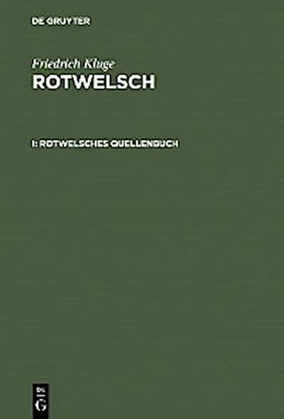 Rotwelsches Quellenbuch