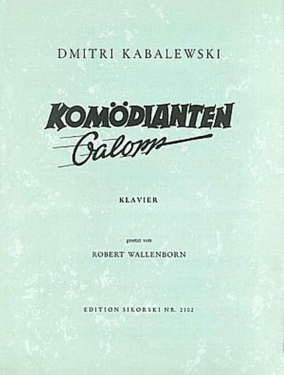 Komödianten-Galoppfür Klavier