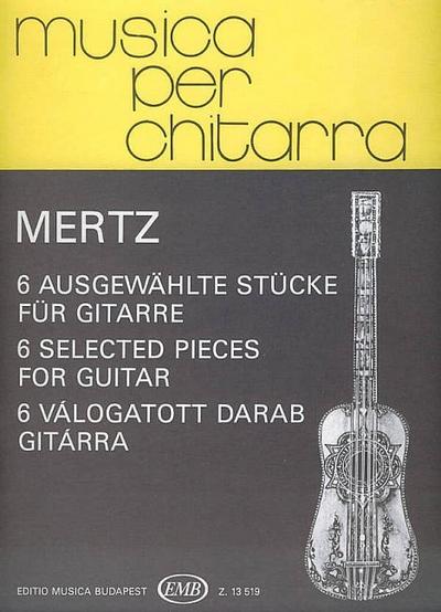 6 selected Piecesfor guitar