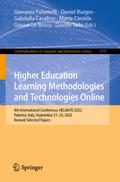 Higher Education Learning Methodologies and Technologies Online