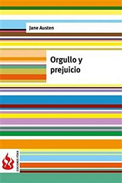Orgullo y prejuicio (low cost). Edición limitada