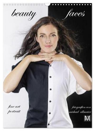 beauty faces - fotografien von michael allmaier (Wandkalender 2026 DIN A3 hoch), CALVENDO Monatskalender