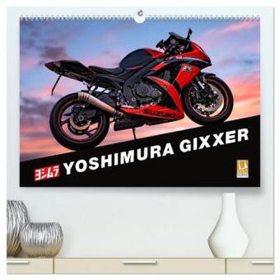 Yoshimura Gixxer Limited Edition (hochwertiger Premium Wandkalender 2026 DIN A2 quer), Kunstdruck in Hochglanz