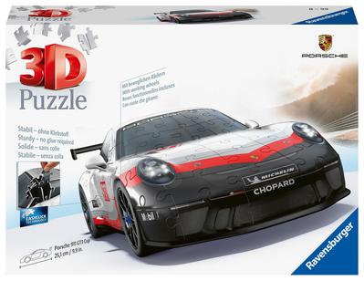 Ravensburger 3D Puzzle 11557 - Porsche 911 GT3 Cup - Die berühmte Fahrzeug und Sportwagen Ikone als 3D Puzzle Auto