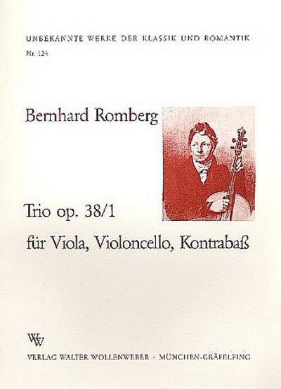 Trio op.38,1für Viola, Violoncello und Kontrabass